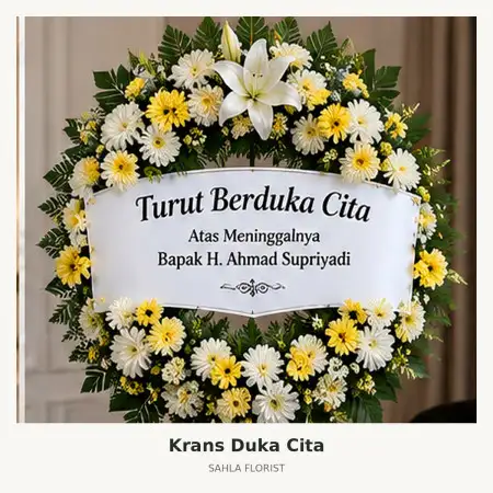 Krans Bunga Duka Argomulyo
